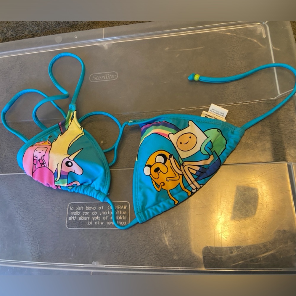 Hot Topic Cartoon Network Adventure Time Bikini Top
